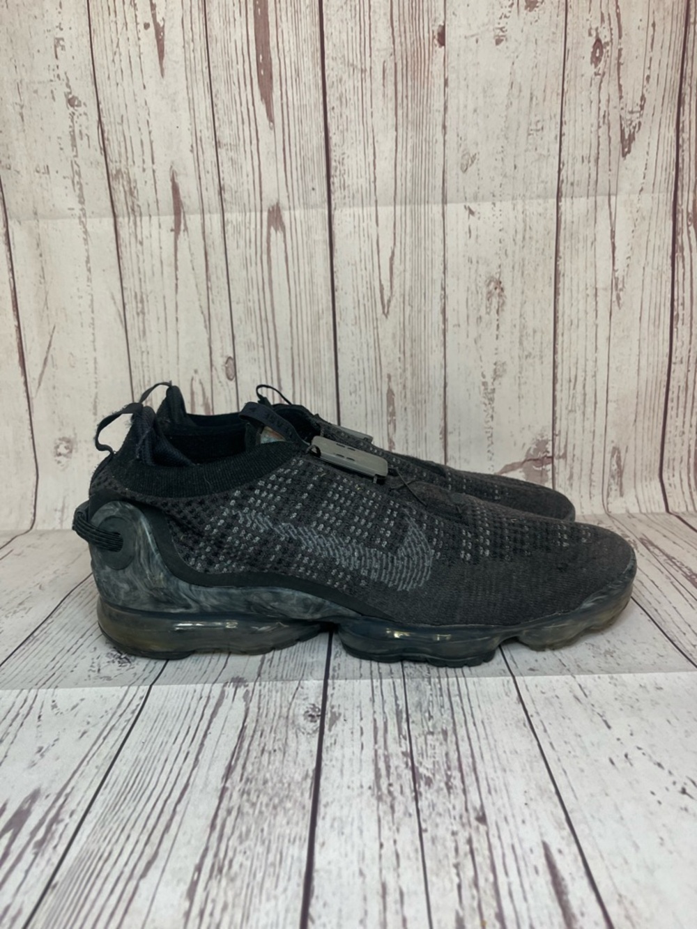 Nike Mens Air VaporMax Flyknit 2020 Size 13 US Shoes Black Dark Gray